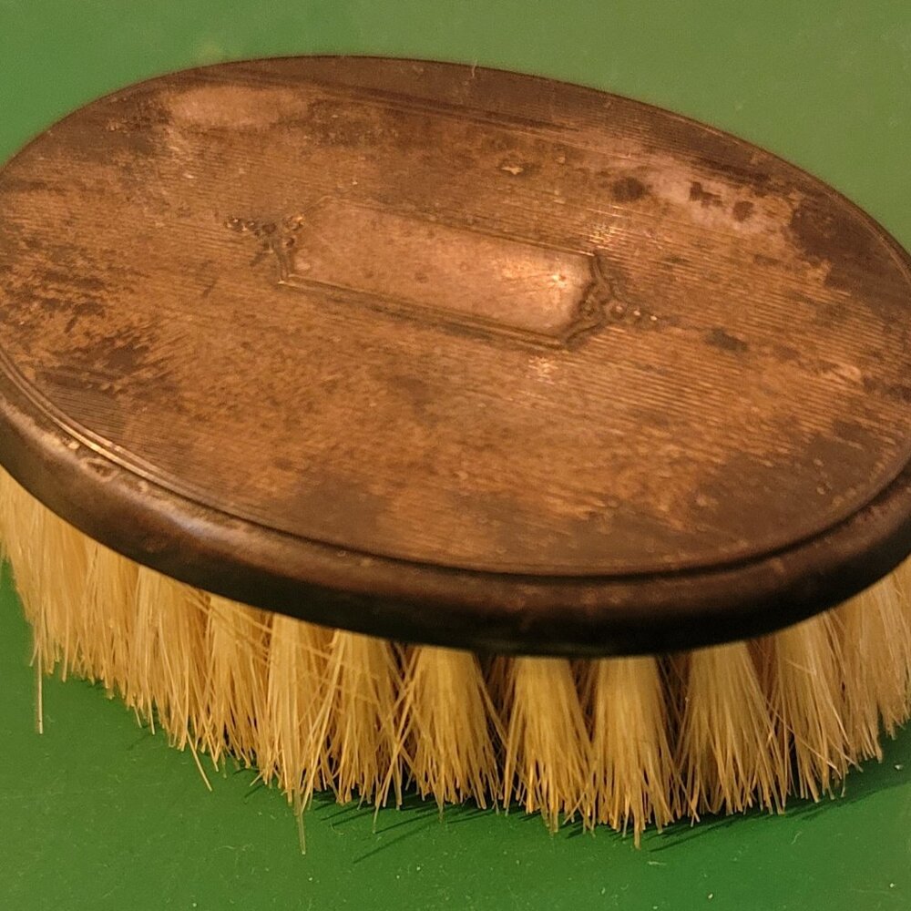 Vintage Sterling Silver Baby Brush